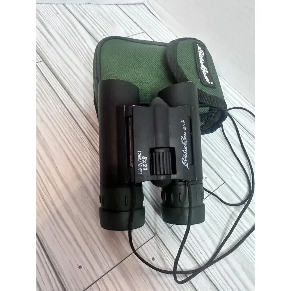 Eddie Bauer Binoculars 8x21 With Case Preowned Hunting Nature Watching